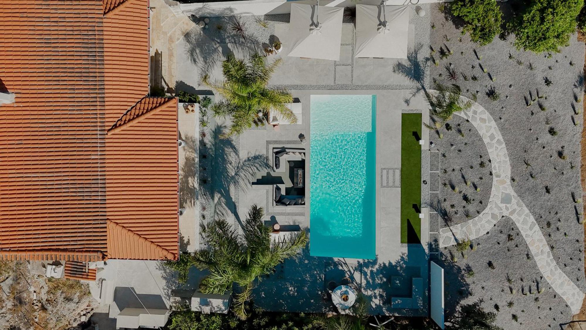 Nafplio Blue Topaz Poolside Villa Exterior foto